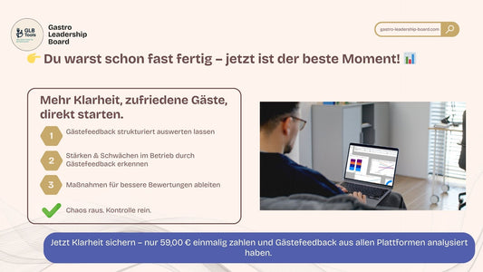 Gästefeedback auswerten – visuelles Analyse-Tool für Gastronomie & Hotellerie