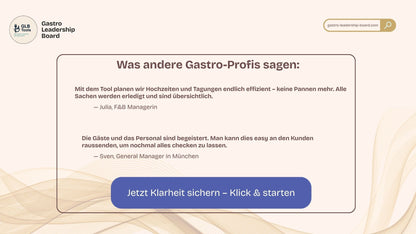 GLB Eventkalkulation | Excel-Tool für Bankett und Veranstaltungen